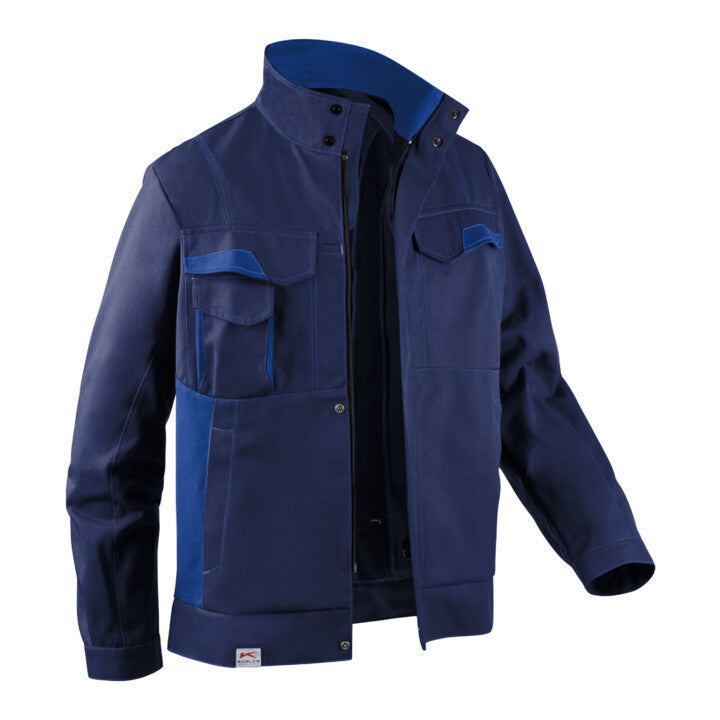 Kübler Image-Dress Jacke Arbeitsjacke Jacke dunkelblau kornblumenblau Größe 26 - 4043849682705