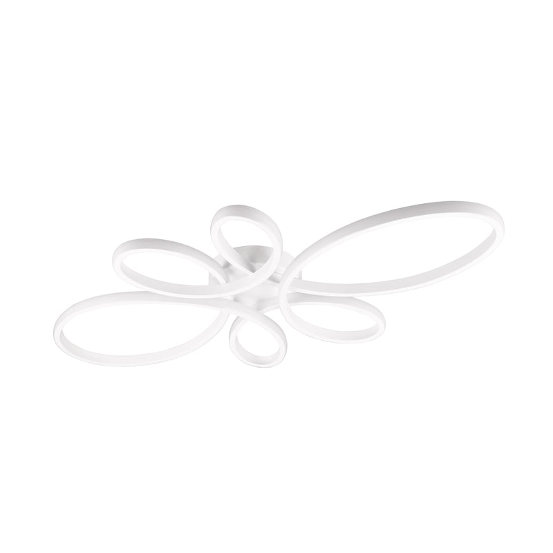 TRIO LIGHTING Deckenleuchte Fly LED Lampe dimmbar weiß matt 4000K 83x45cm - 4017807600858