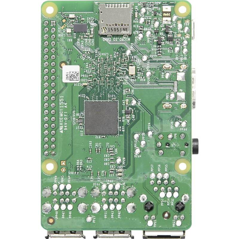 Raspberry Pi 3 Model B 1 GB Quad-Core 4x1.2 GHz WLAN Bluetooth Mini-PC - 5056561802435