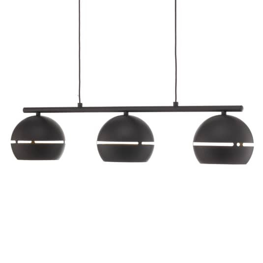 Lindby Godwin Pendellampe Deckenlampe Hängeleuchte Lampe 3-flammig E14 schwarz - 4251911754339