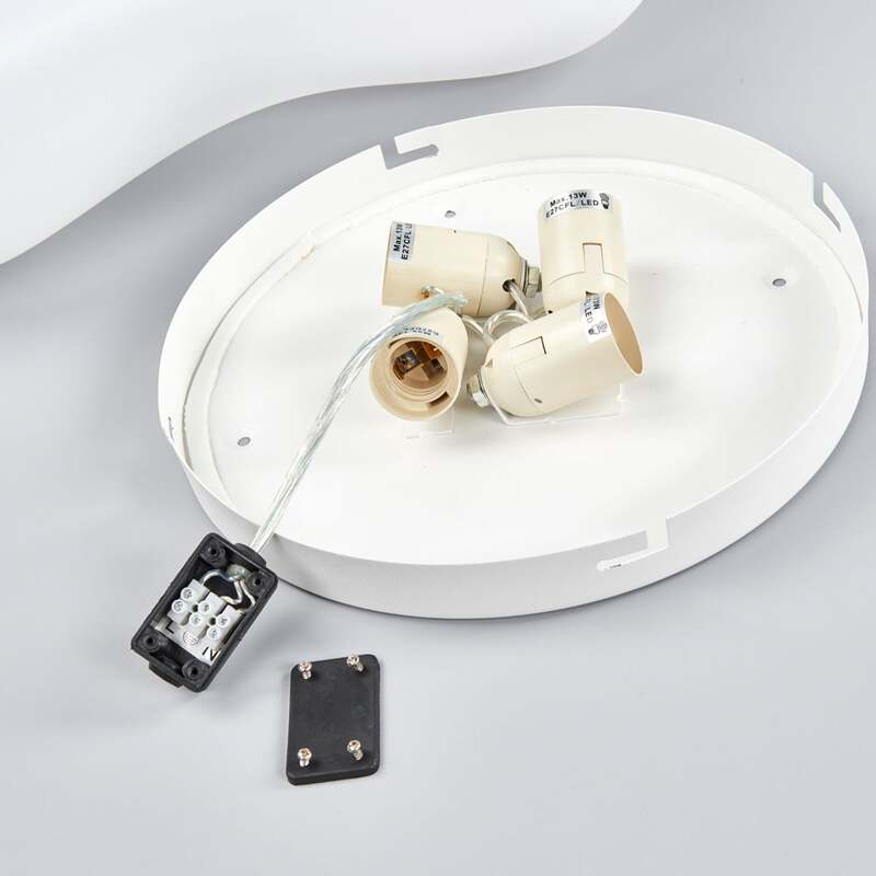 Mantra Iluminación Deckenlampe EOS LED Wolkenform Lampe 50cm weiß IP44 4-flammig - 8435153218828