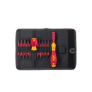 B-Ware Wiha Werkzeug-Sortiment 2831 T18 18-teilig Handwerkzeug Tasche 430g leicht