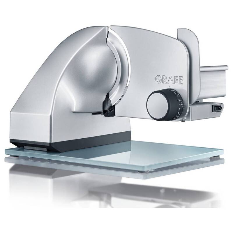 Graef Schneidemaschine Chef's Line Master M80 Edelstahl 170W Silber 2cm max. - 4001627001834