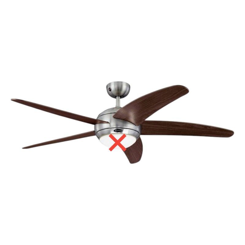 Westinghouse Deckenventilator Ventilator Aluminium 60W 132cm mit Fernbedienung - 4895105604880