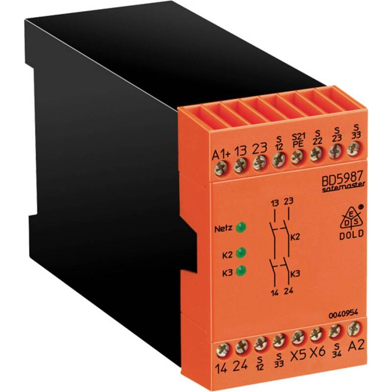 Dold Not Aus Modul 0040955 Typ BD5987.02/001 AC50/60HZ 230 V Industrierelais - 4030641409555