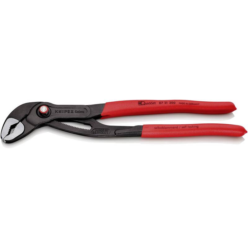 Knipex 87 21 Cobra Quick Set Waterpump Pliers 300mm - 4003773078524