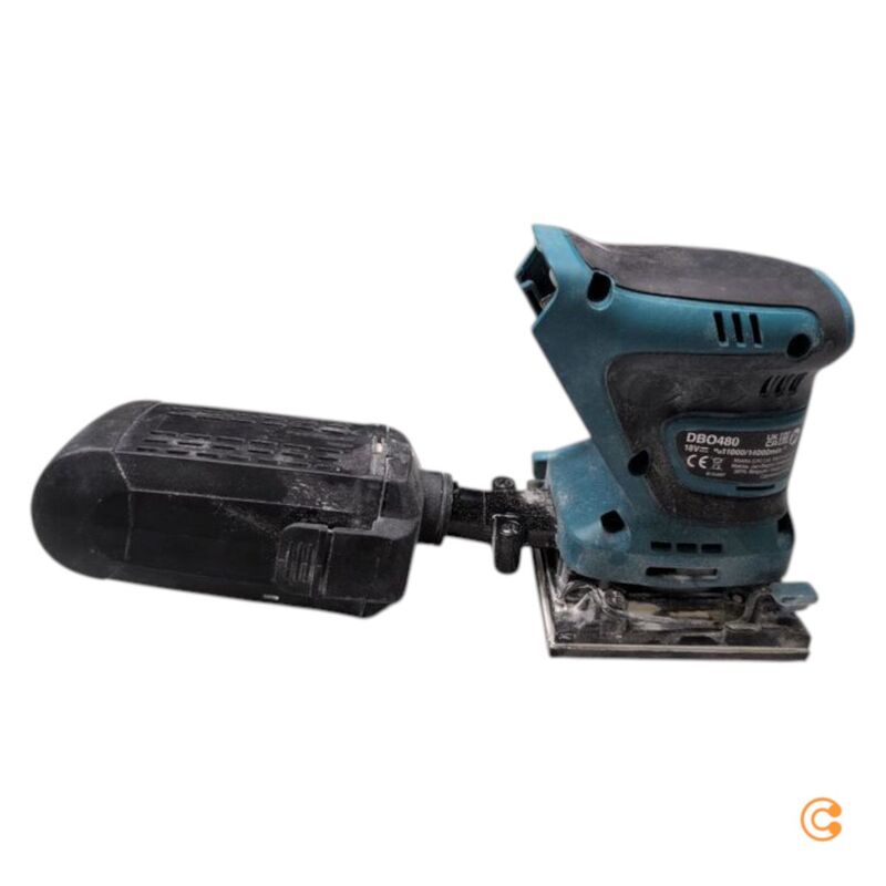 Makita Akku-Schwingschleifer DBO480Z 18V Schleifmaschine Handwerkzeug 112x102mm - 88381760720