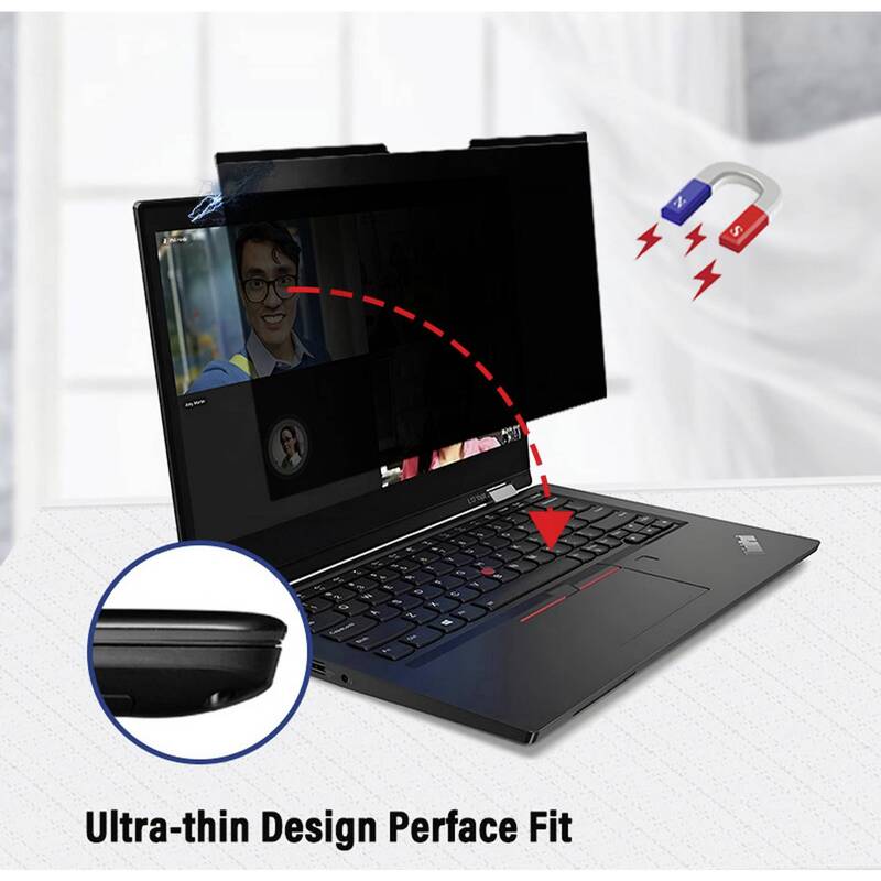 Renkforce Blickschutzfolie Sichtschutz Notebook Universal 14 Zoll 35,6 cm 16zu9 - 4064161471587