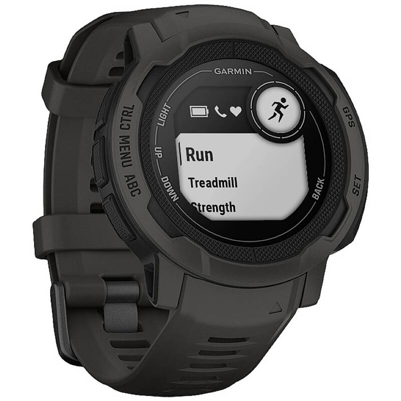 Garmin Sportuhr Fitnessuhr Instinct 2 GPS Smartwatch grau 28 Tage Akkulaufzeit - 0753759278786