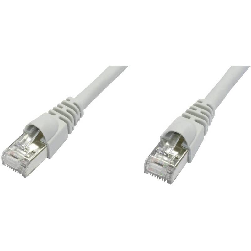 TELEGARTNER Patchkabel Netzwerkkabel CAT6A SFTP 25M Grau Ethernet Anschluss - 4018359286767