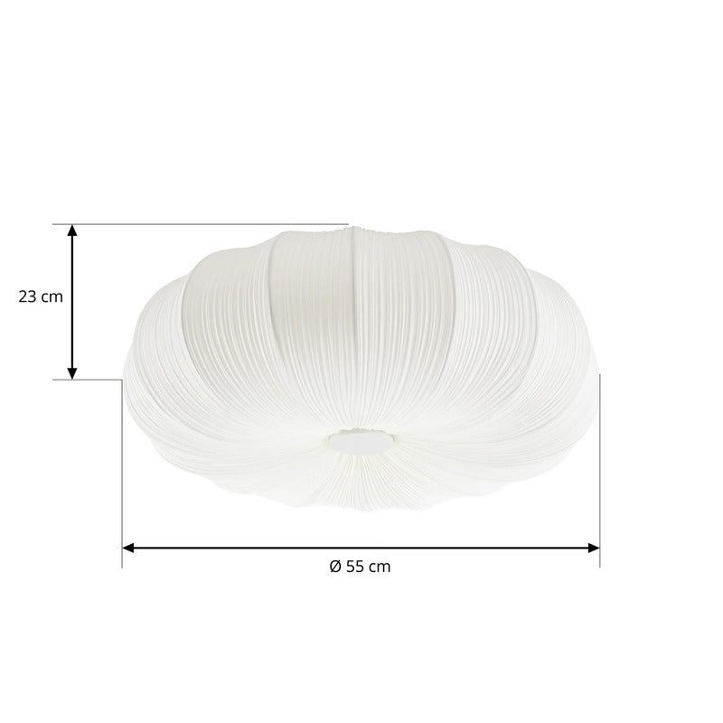 Lindby Deckenleuchte Marielle LED Lampe Leuchte dimmbar weiß Ø55cm 3-flammig - 0000010051055