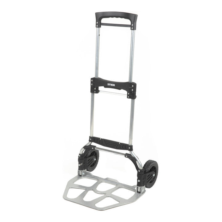STIER Sackkarre klappbar Aluminium Transportwagen 120 kg Tragkraft 6,2 kg leicht - 4260439004758