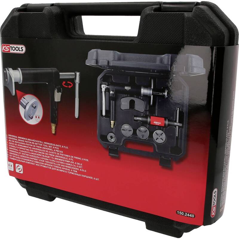KS Tools Bremskolben Werkzeug Satz Rücksteller Universal Set Adapter Bremse - 4042146878286