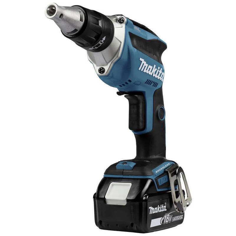 Makita Akku-Schrauber DFS452RTJ 18V 5Ah Li-Ion Schrauber mit Gürtelklip Licht - 0088381813594