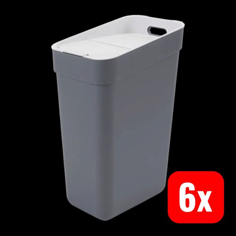 Curver Mülleimer Abfalleimer READY TO COLLECT Grau Kunststoff stapelbar modular - 3253922103022