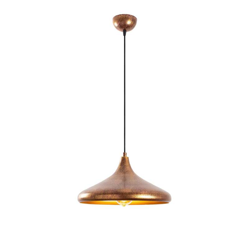 Hängeleuchte Barek 11545 LED Pendelleuchte dimmbar messing patiniert 34cm Ø - 8683342590679