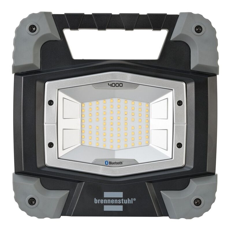 Brennenstuhl Mobiler Akku LED Strahler TORAN 4000 MBA 40W Bluetooth IP55 grau - 4007123663316