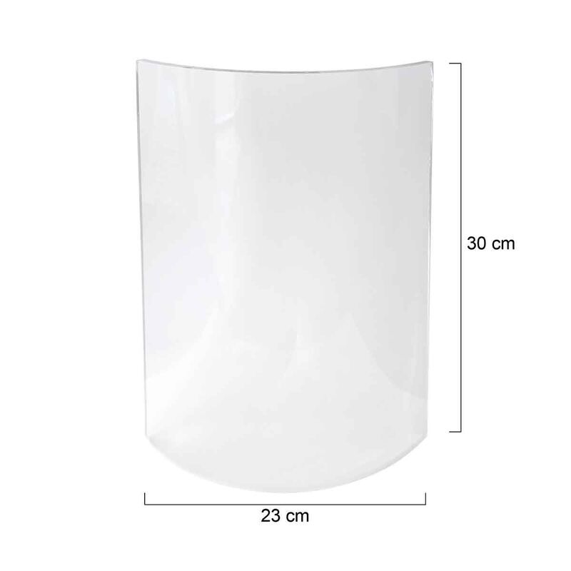 Steinhauer Lampenglas Lampenschirm Glas Glas transparent gebogen für Lampe - 8712746155549