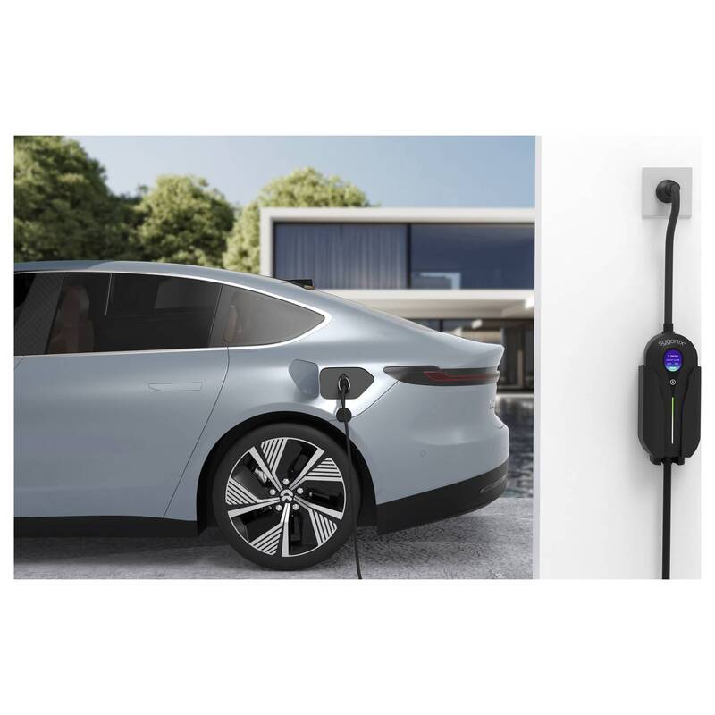 Sygonix Mobile Ladestation Typ 2 10A 2,3kW IP66 Elektrofahrzeug Ladegerät Kabel - 4064161504650
