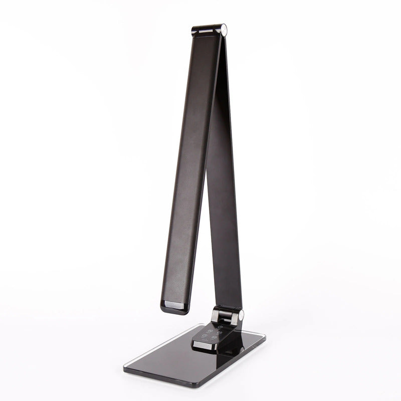Aluminor Schreibtischleuchte Tischlampe LED Starglass Glasfuß Schwarz - 3131130365053