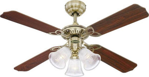 B-Ware Westinghouse Princess Euro Deckenventilator Beleuchtung Wendbare Flügel Lampe