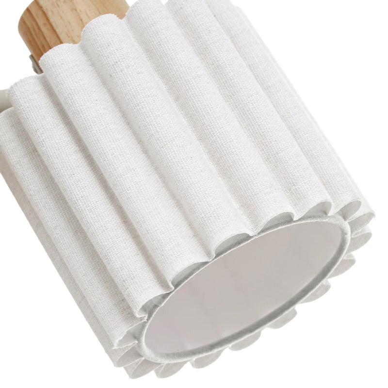 Lindby Deckenstrahler Shiloh LED dimmbar 3-flammig Holz beige 52x24,5cm - 0000010052834