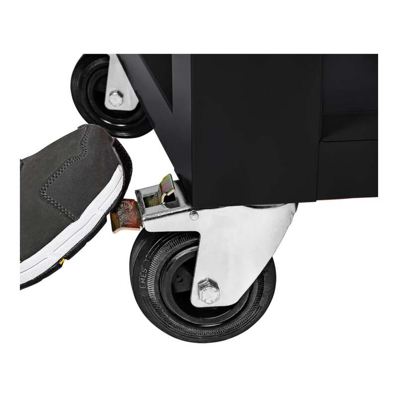 STIER Werkstattwagen BLACK-Edition 7 Schubladen Werkzeugwagen leer schwarz - 4260439003560