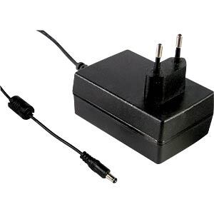 Mean Well GSM25E05-P1J GSM 25 E Mains PSU 5V DC 4A 20W 2-pin Euro Plug - 4021087036979