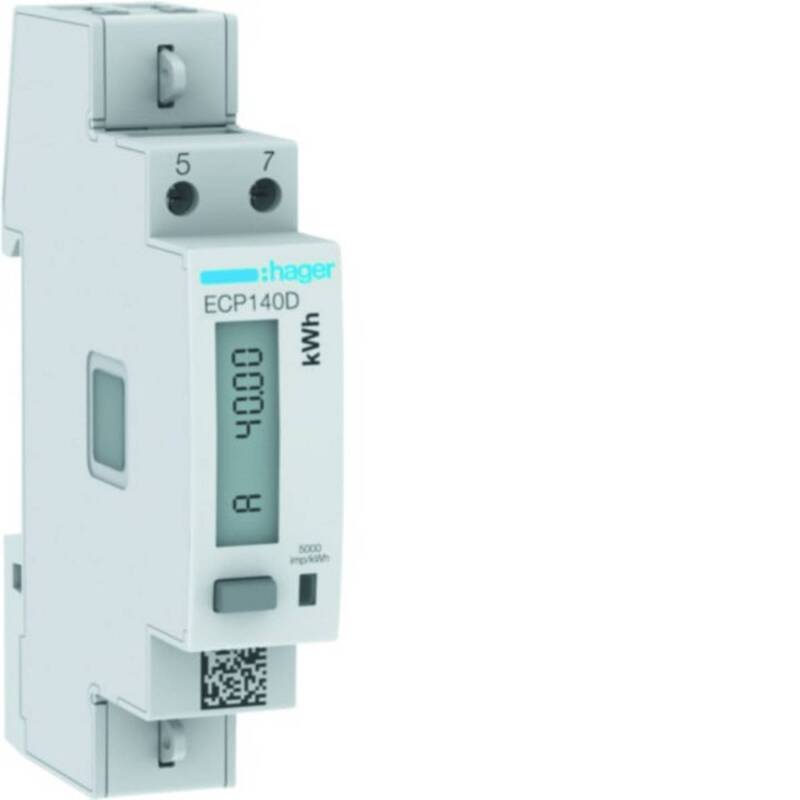 Sirena Energiezähler ECP140D 1phasig 40A Wechselstromzähler MID S0 1M 1100x500mm - 3250612231362