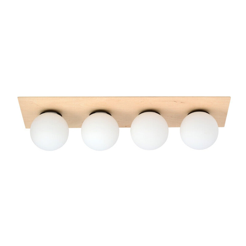 Emibig Deckenleuchte Lampe Kenzo braun weiß 4-flammig SIEHE TEXT/FOTO - 5901738922679