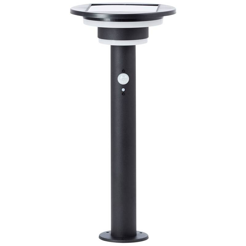 Brilliant Solar Außenleuchte Sockelleuchte Bewegungsmelder LED Schwarz - 4004353437748