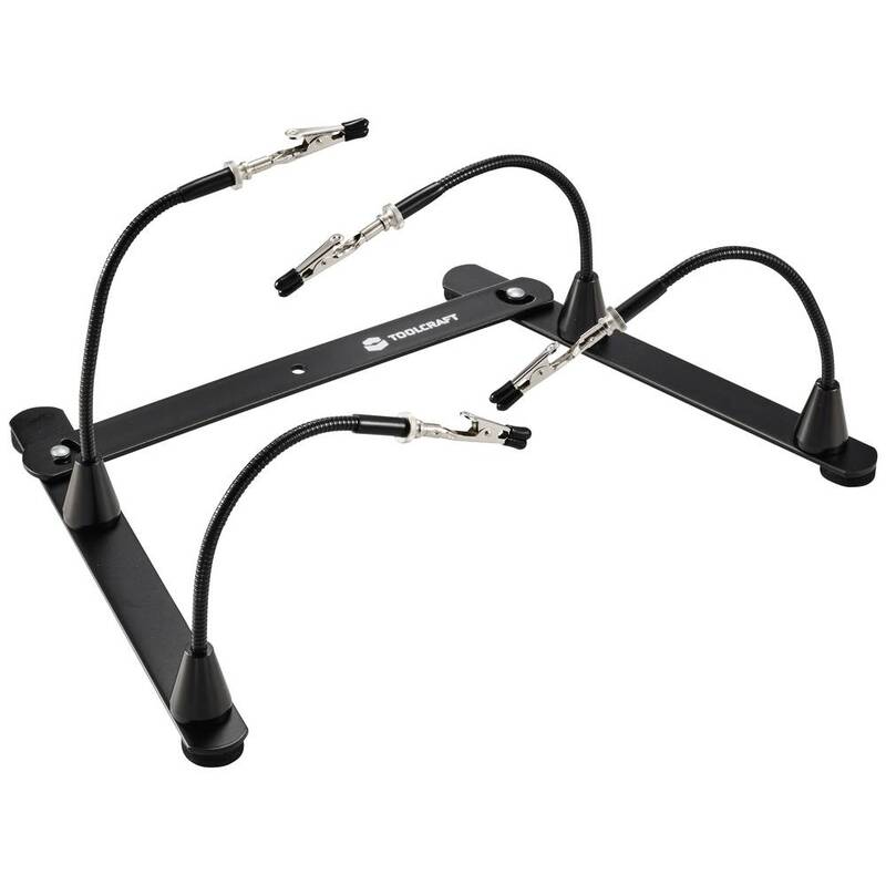 TOOLCRAFT AT-400 Dritte Hand 270x235x365 mm Löttechnik Löt-Zubehör Lötwerkzeug - 4064161312149
