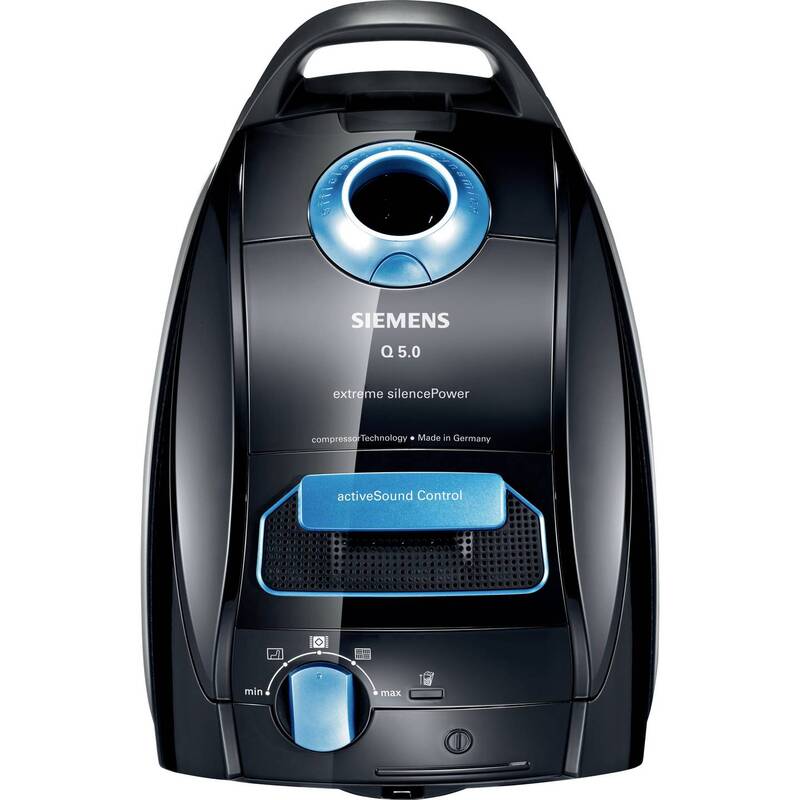 Siemens Staubsauger mit Beutel VSQ5X1230 Bodenstaubsauger 850 W schwarz blau - 4242003607916
