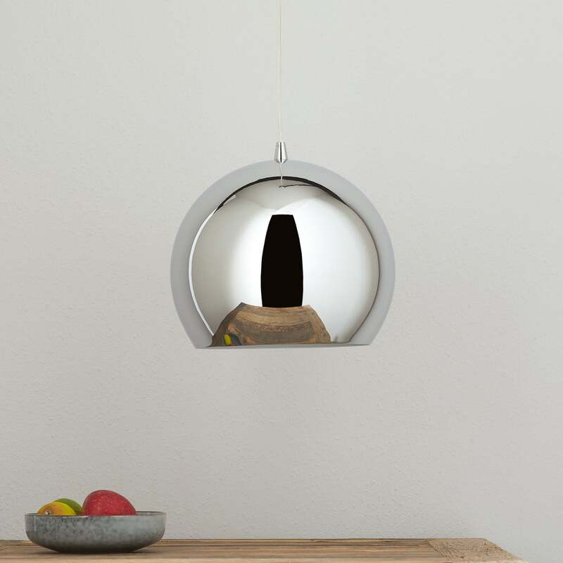 Aluminor Hängeleuchte Bulle chrom Deckenlampe Pendelleuchte Deckenleuchte E27 - 3131130356860