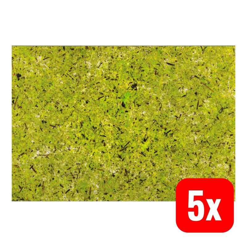Natürliches Moos auf transparenter Selbstklebefolie DIN A4 4er-Pack Klebe Folie - 9120074680371