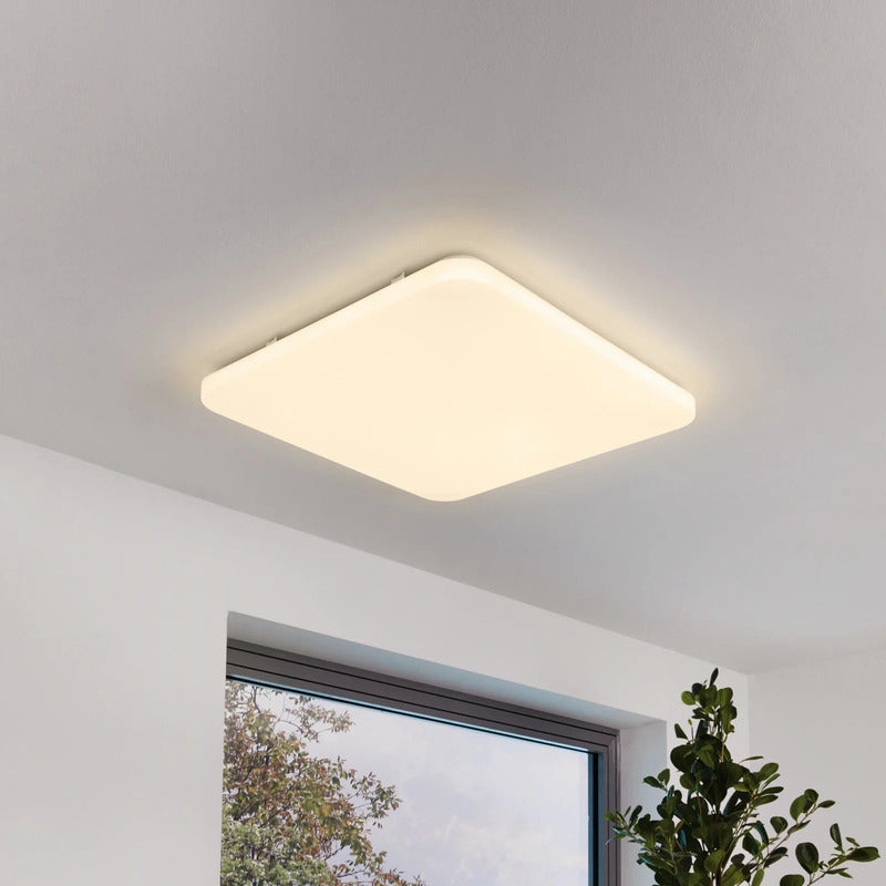 Eglo Deckenleuchte Frania LED Lampe Leuchte Wandleuchte eckig warmweiß 53x53cm - 9002759984472