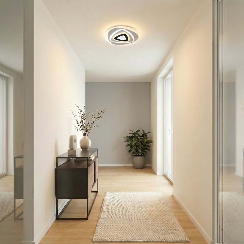 Lindby Deckenleuchte Lampe Rebeka LED Fernbedienung weiß Wohnzimmer Esszimmer - 4251911799545