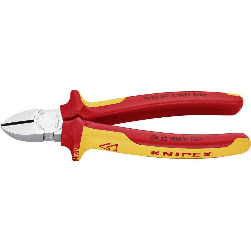 Knipex Seitenschneider VDE 180mm Handwerkzeug Präzisionsschneider - 4003773033813