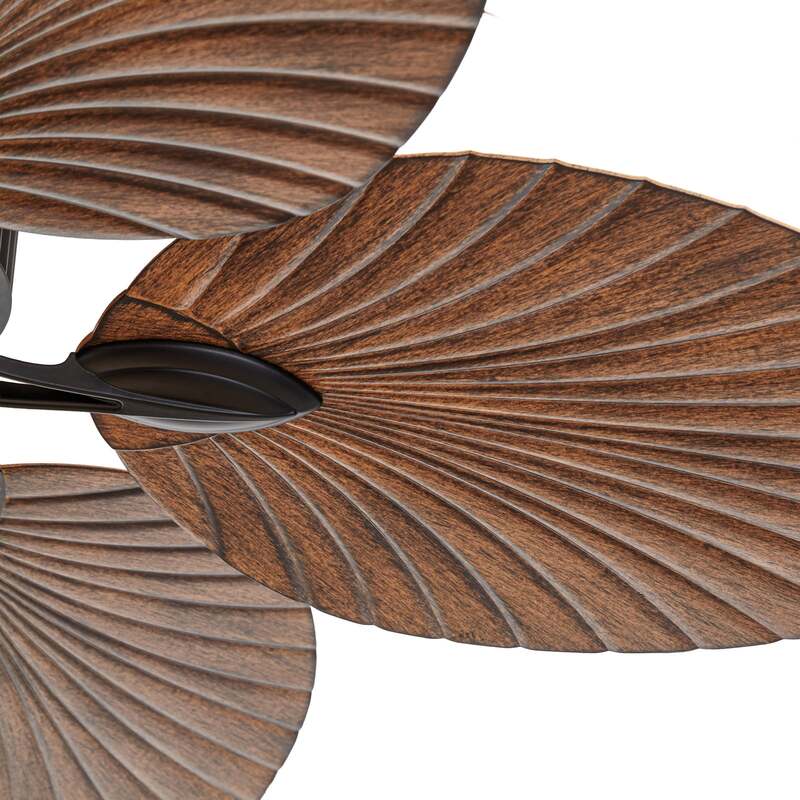 Lucande Deckenventilator Silvaris Ø132cm Holzoptik DC leise mit Fernbedienung - 4255830910777