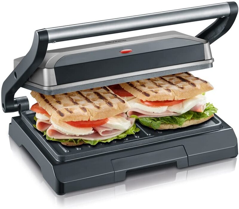 SEVERIN KG 2394 Kontaktgrill 800W Minigrill Sandwichmaker Sandwichgrill Grill - 4008146024405