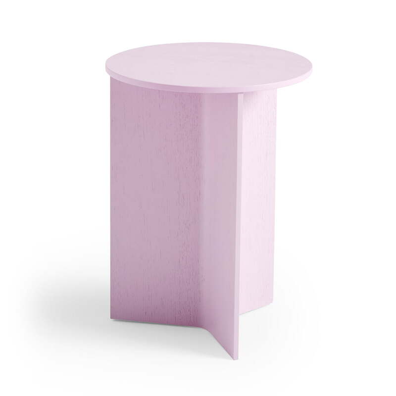 Hay Slit Table Round High Ø 35 x H 47cm pink Abstelltisch Tisch Möbel Rundtisch - 5710441299264