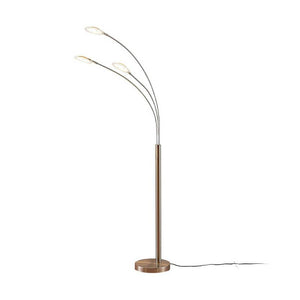 B-Ware Lindby LED-Stehlampe Anea Stehleuchte Lampe Leuchte LED 3-flammig nickel