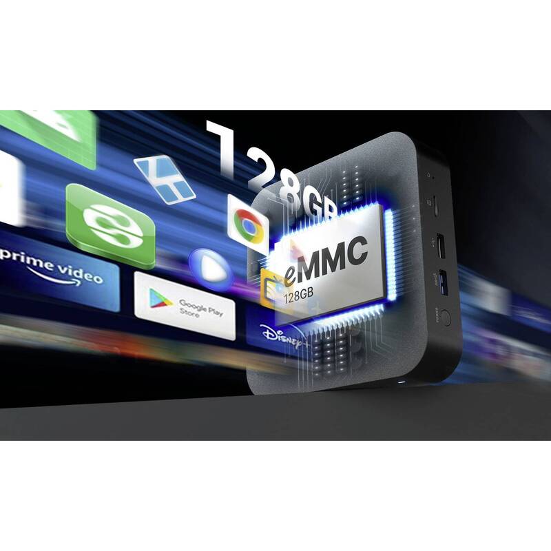MINIX U8K-ULTRA 8K UHD Streaming Box mit KI Upscaler und 128 GB Speicher - 4897016411984