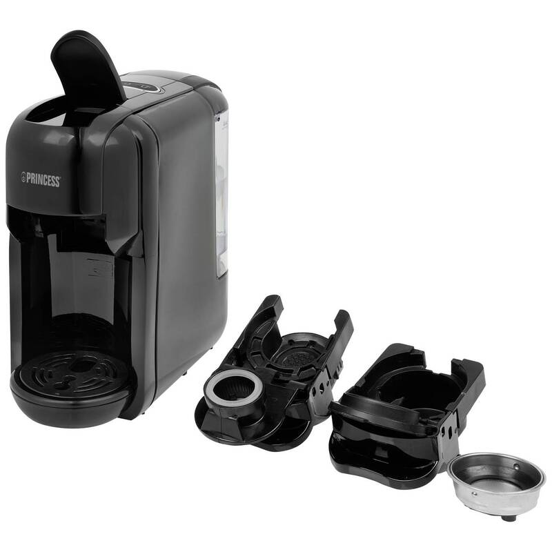 Princess Kapselmaschine E.S.E. Pad kompatibel One Touch 19 bar 1450W schwarz - 8712836975033
