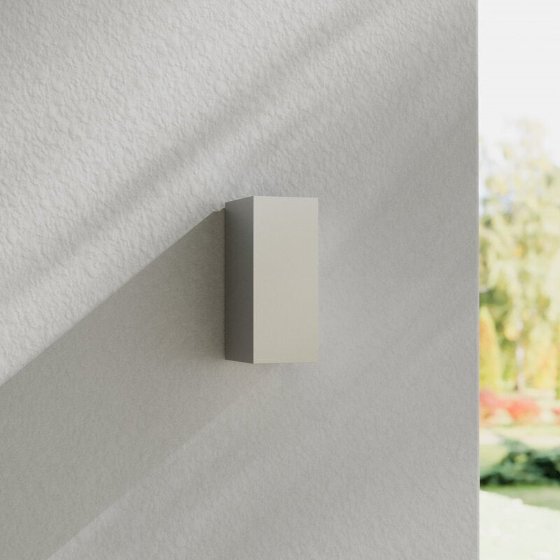 Lucande Silberne Außenwandleuchte AußenWandleuchte Leuchte Tavi Bridgelux LED - 6291105700696