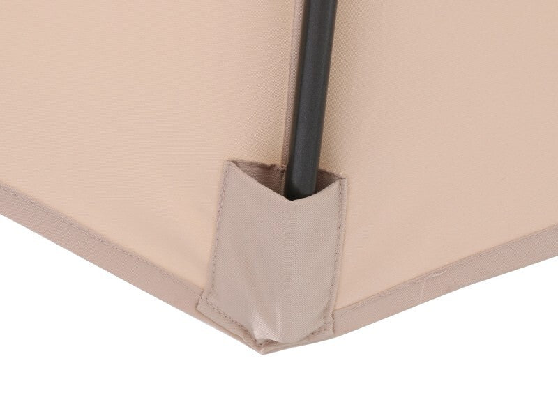 Ampelschirm Alvarado Gartenmöbel Sonnenschirm beige Ø300cm mit Kurbelmechanismus - 4007876500173