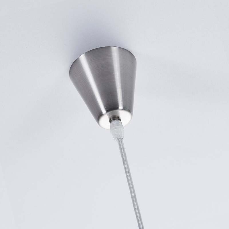 Lindby Hängeleuchte Marike LED Pendelleuchte Lampe dimmbar weiß Ø40cm 150cm - 4251096539660