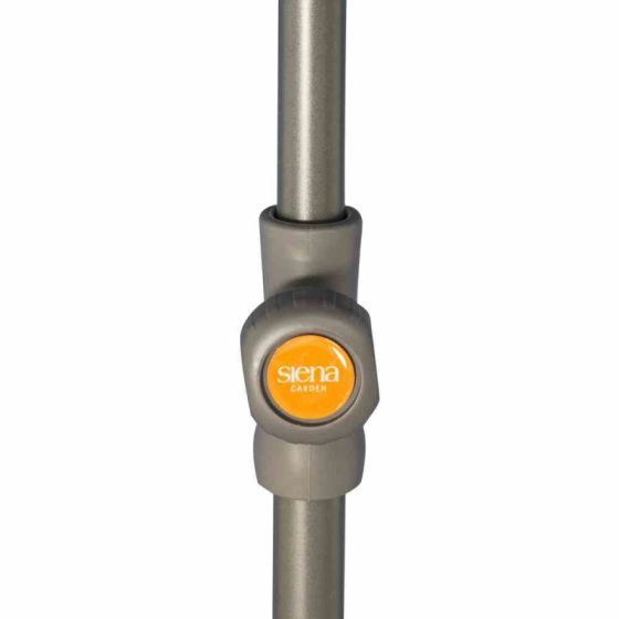 Siena Garden Gartenschirm Tropico Ø200cm Sonnenschirm UV50 knickbar grün 180g/m² - 4019111404030