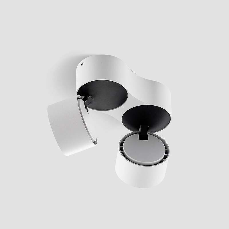 Arcchio Deckenstrahler Rotari LED Strahler dimmbar 2-flg warmweiß 1362lm weiß - 4251096579345