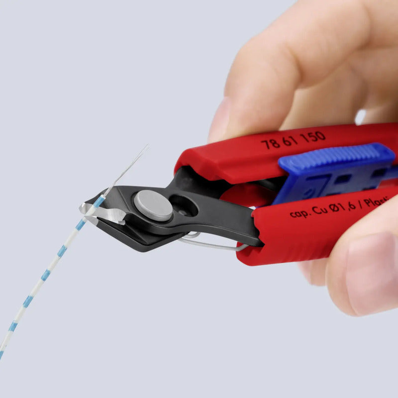 Knipex Seitenschneider Elektrotechnik 158mm Slim Knips Zange schwarz 7861150 - 4003773093831